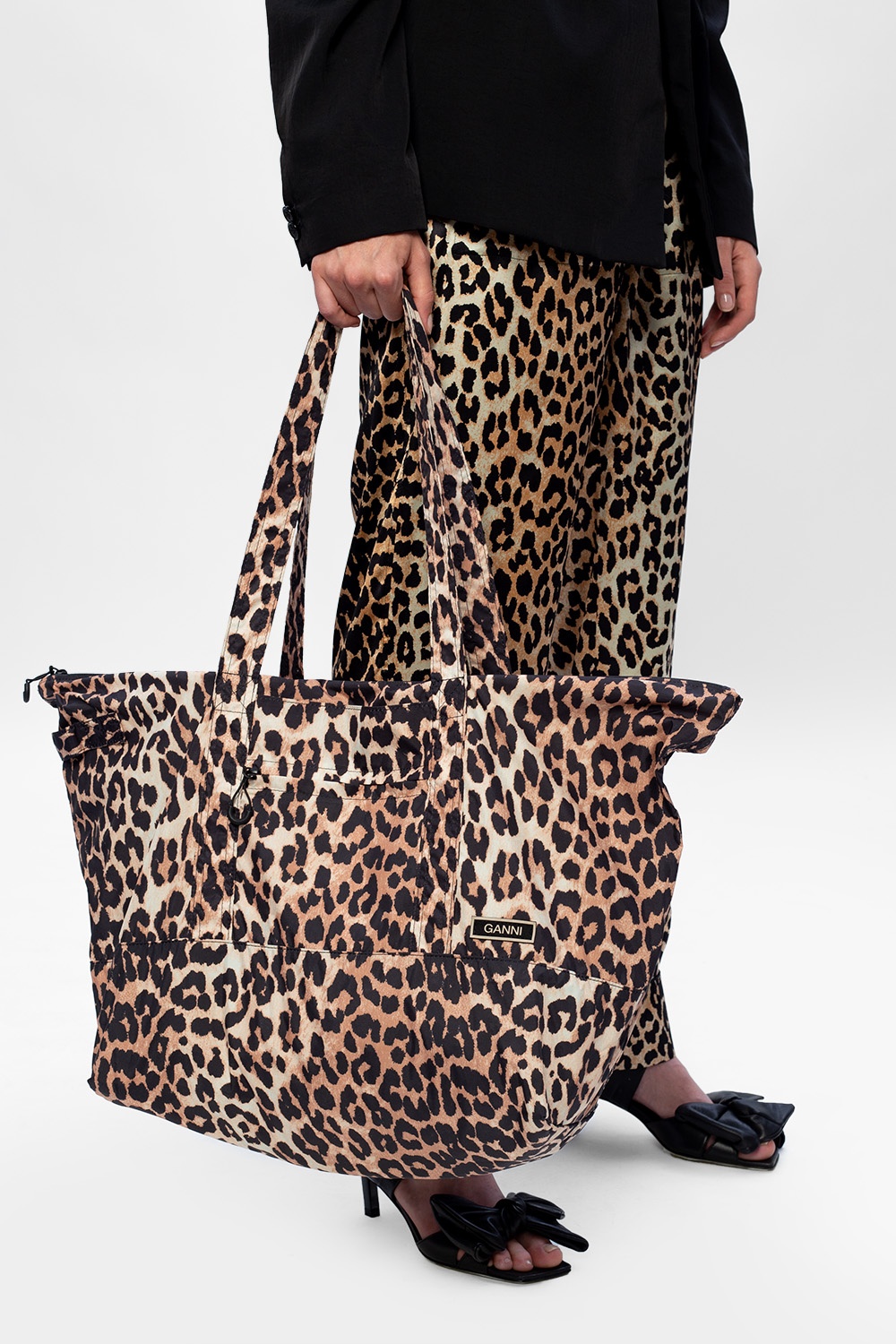 Ganni shopper bag new arrivals